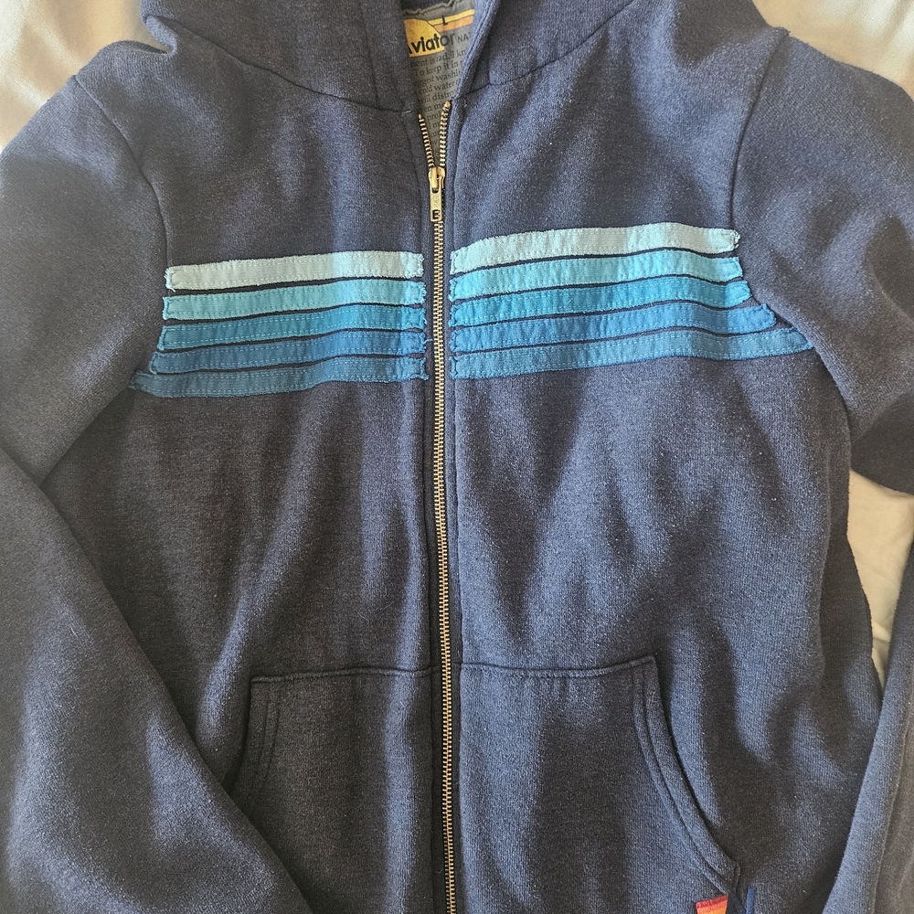 Aviator Nation 5 Stripe Hoodie - Picture 9 of 11